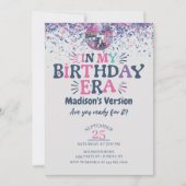 Invitation d'anniversaire dans mon ère d'anniversa (Devant)