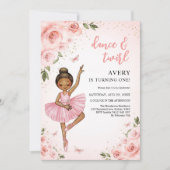 Invitation d'anniversaire Danse & Tournoiement Bal (Devant)