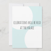 invitation d'anniversaire d'aquarelle (Dos)