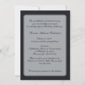 Invitation d'anniversaire Dark Midnight Gothic Rav (Devant)