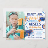 Invitation d'anniversaire Dart Party | Invitation  (Devant)