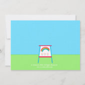 Invitation d'anniversaire d'arts et de métiers de (Dos)