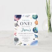 Invitation d'anniversaire d'astronaute, 1er tour a (Devant)