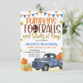 Invitation d'anniversaire d'automne (Debout devant)