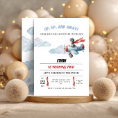 Invitation d'anniversaire d'avion | Envole-toi
