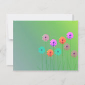 Invitation d'anniversaire Dazzling Daisies (Dos)