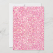 Invitation d'anniversaire de 15 Quinceanera (Dos)