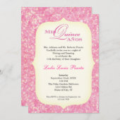 Invitation d'anniversaire de 15 Quinceanera (Devant / Derrière)