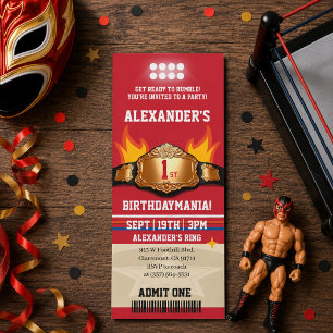 Invitation d'anniversaire de 1 an sur le thème de