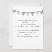Invitation d'anniversaire de 25 ans avec photo (Dos)