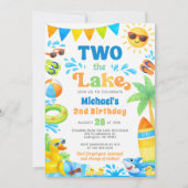 Invitation d'anniversaire de 2 ans d'été - Deux au (Devant)