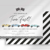 Invitation d'anniversaire de 2 ans pour garçon ave