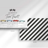 Invitation d'anniversaire de 2 ans pour garçon ave