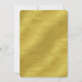 Invitation d'anniversaire de 50 ans avec calligrap (Dos)