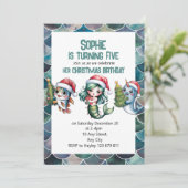 Invitation d'anniversaire de 5 ans pour enfant sir (Debout devant)