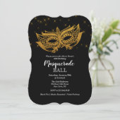 Invitation d'anniversaire de Bal Masqué - TOUT ÂGE (Debout devant)