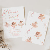 Invitation d'anniversaire de Ballerina