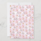 Invitation d'anniversaire de Ballerina, Ballet Par (Dos)