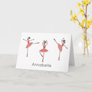 Invitation d'anniversaire de ballerine personnalis