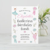 Invitation d'anniversaire de ballet (Debout devant)