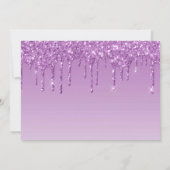 Invitation d'anniversaire de ballet (Dos)