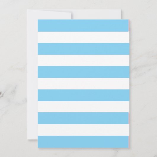 Invitation d'anniversaire de ballon (Dos)