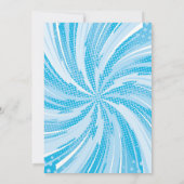 Invitation d'anniversaire de bande dessinée (Dos)