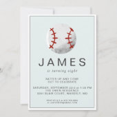 Invitation d'anniversaire de baseball (Devant)