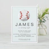 Invitation d'anniversaire de baseball (Debout devant)