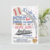 Invitation d'anniversaire de baseball (Debout devant)