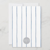 Invitation d'anniversaire de baseball (Dos)