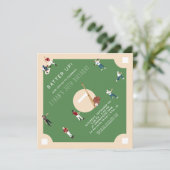 Invitation d'anniversaire de baseball Batter Up (Debout devant)