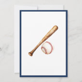 Invitation d'anniversaire de baseball C'est le mom (Dos)