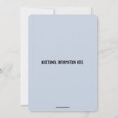 Invitation d'anniversaire de baseball modifiable (Dos)