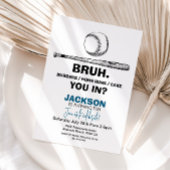 Invitation d'anniversaire de baseball - N'importe 