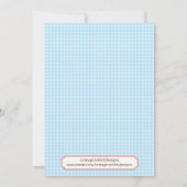 Invitation d'anniversaire de basse-cour (Dos)