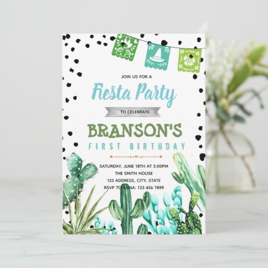 Invitation d'anniversaire de bébé de garçon de (Debout devant)