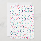 Invitation d'anniversaire de beignet - Mlle This (Dos)