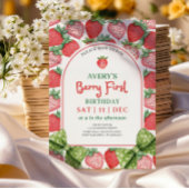 Invitation d'anniversaire de Berry pour son 1er an