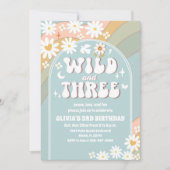 Invitation d'anniversaire de Bête et Trois (Devant)