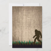 Invitation d'anniversaire de Bigfoot (Dos)