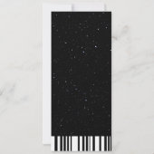 Invitation d'anniversaire de billet | Lumineux dan (Dos)