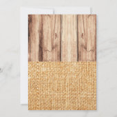 Invitation d'anniversaire de biscuits et de lait (Dos)