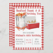 Invitation d'anniversaire de bouillabaisse de frui (Devant / Derrière)