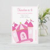 Invitation d'anniversaire de Bounce House (Debout devant)