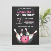 Invitation d'anniversaire de Bowling (Debout devant)