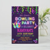 Invitation d'anniversaire de bowling (Debout devant)