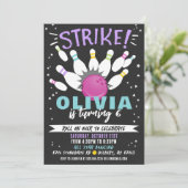 Invitation d'anniversaire de Bowling (Debout devant)