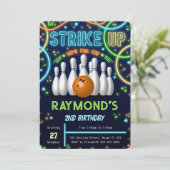 Invitation d'anniversaire de Bowling (Debout devant)