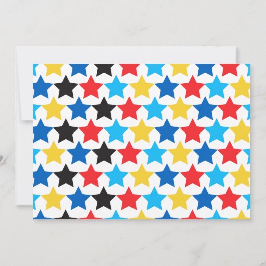 Invitation d'anniversaire de Bowling (Dos)